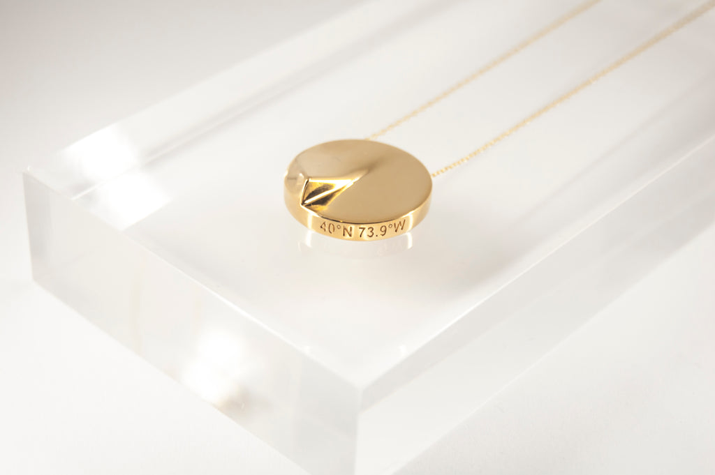 Heliodon Pendant in Gold