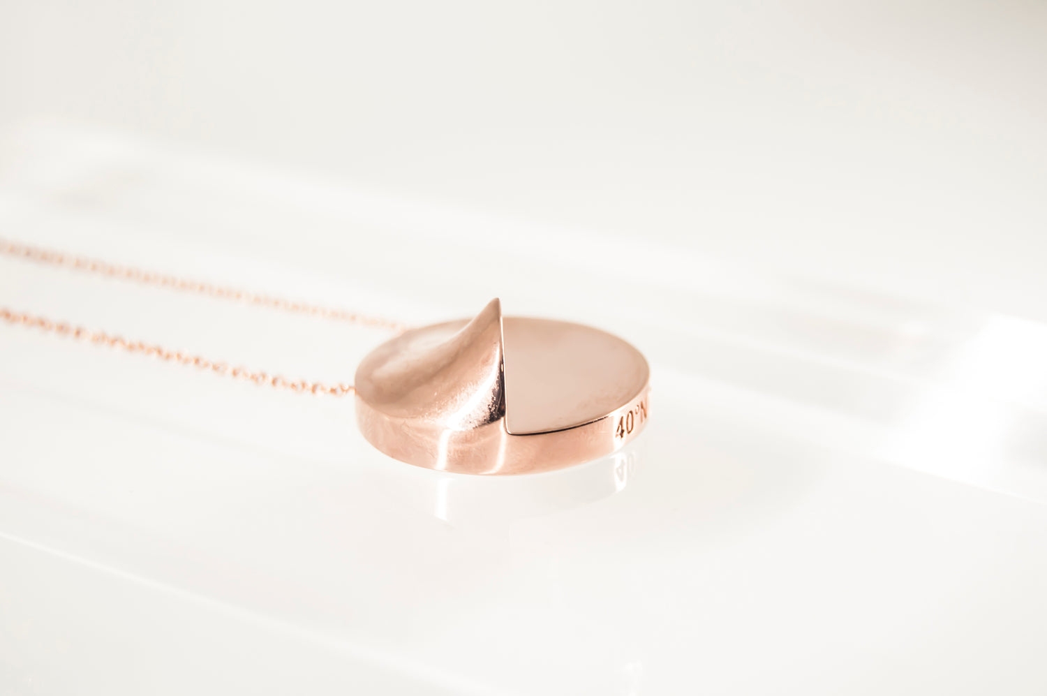 Heliodon Pendant in Rose Gold