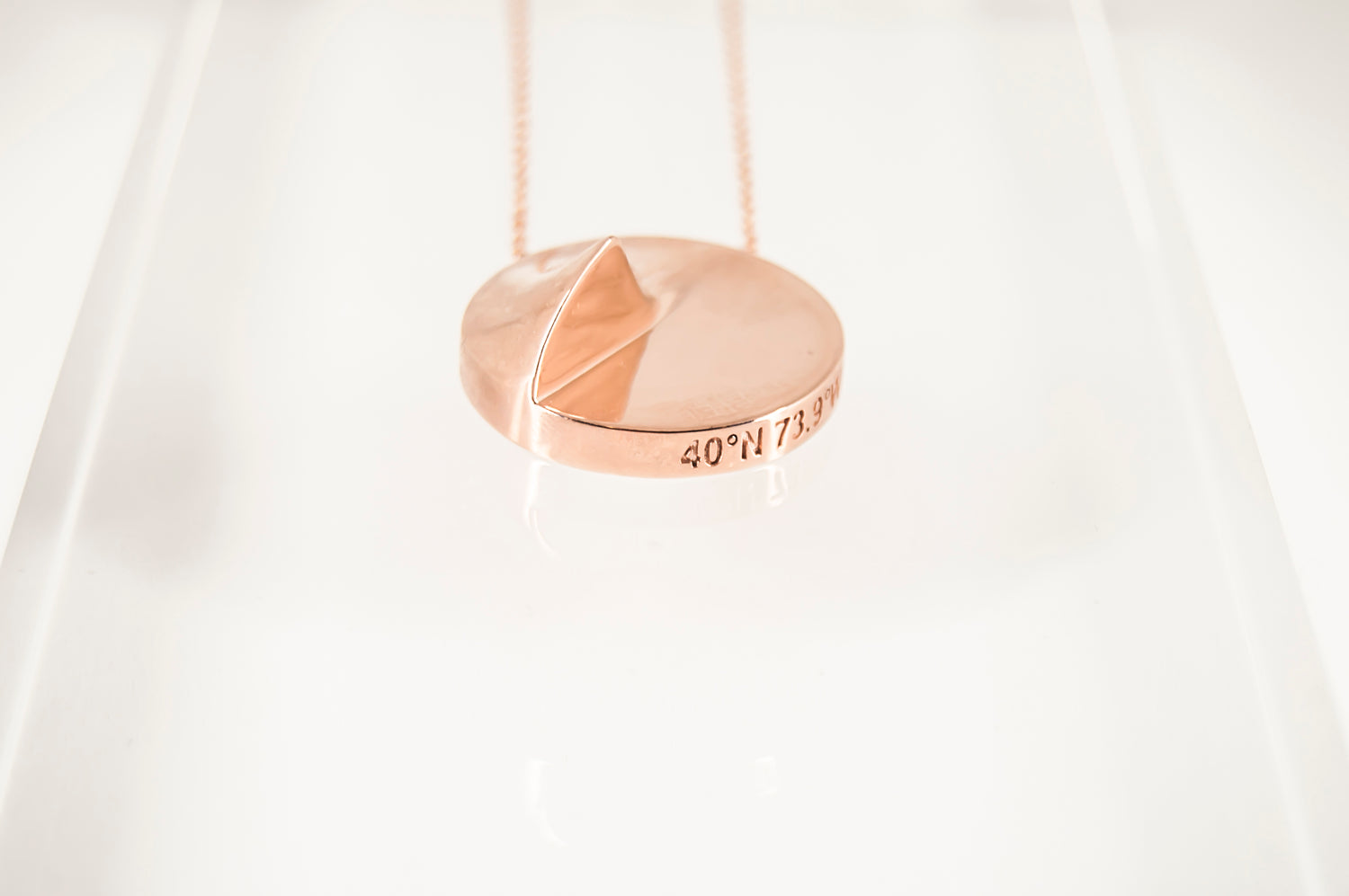 Heliodon Pendant in Rose Gold