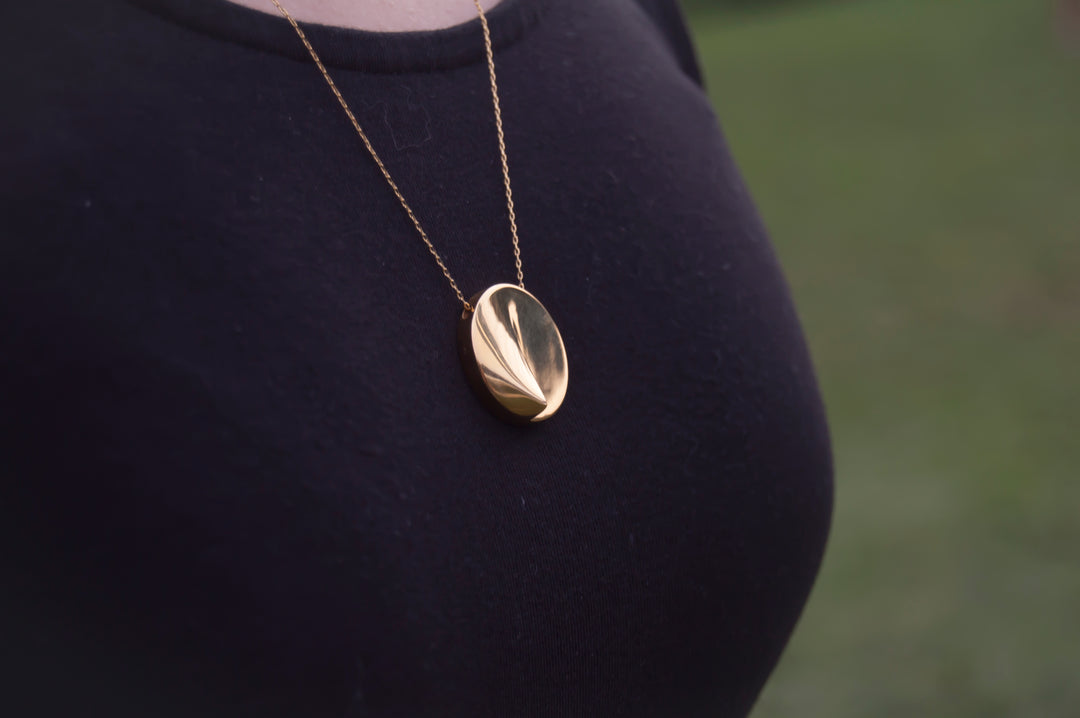 Heliodon Pendant in Gold