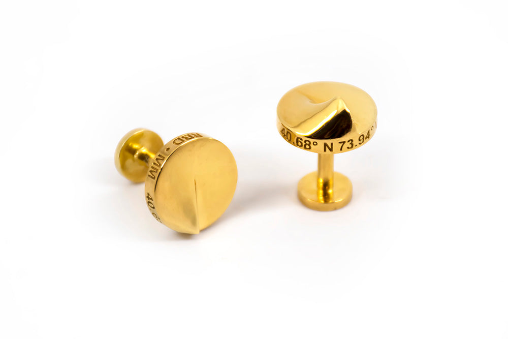 Heliodon Cuff Links in Gold