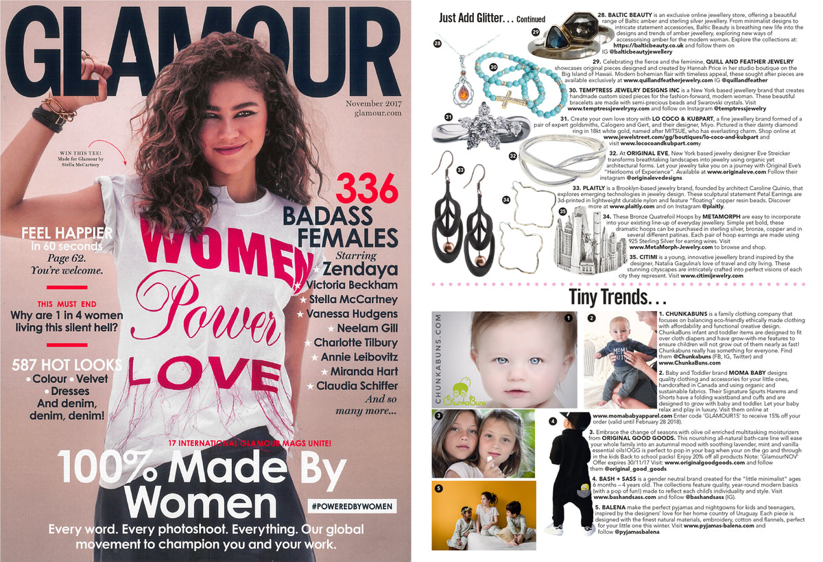 PLAITLY in GLAMOUR's November 2017 Issue