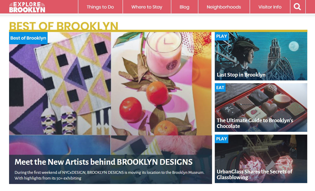 Explore Brooklyn Blog features PLAITLY at Brooklyn Designs