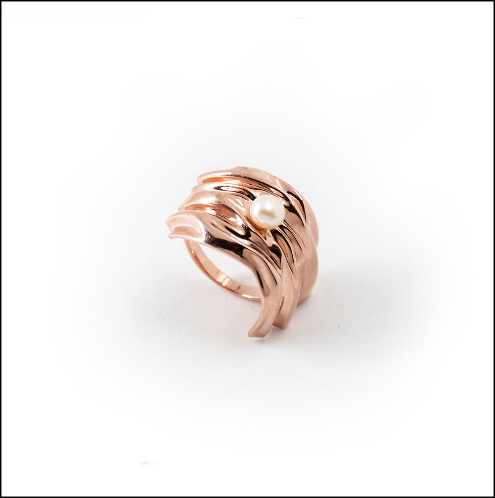 Cambré Ring in 18K Rose Gold