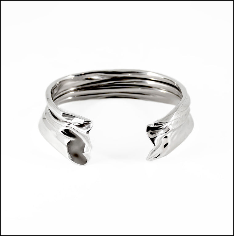Entrelacé Bracelet in Rhodium